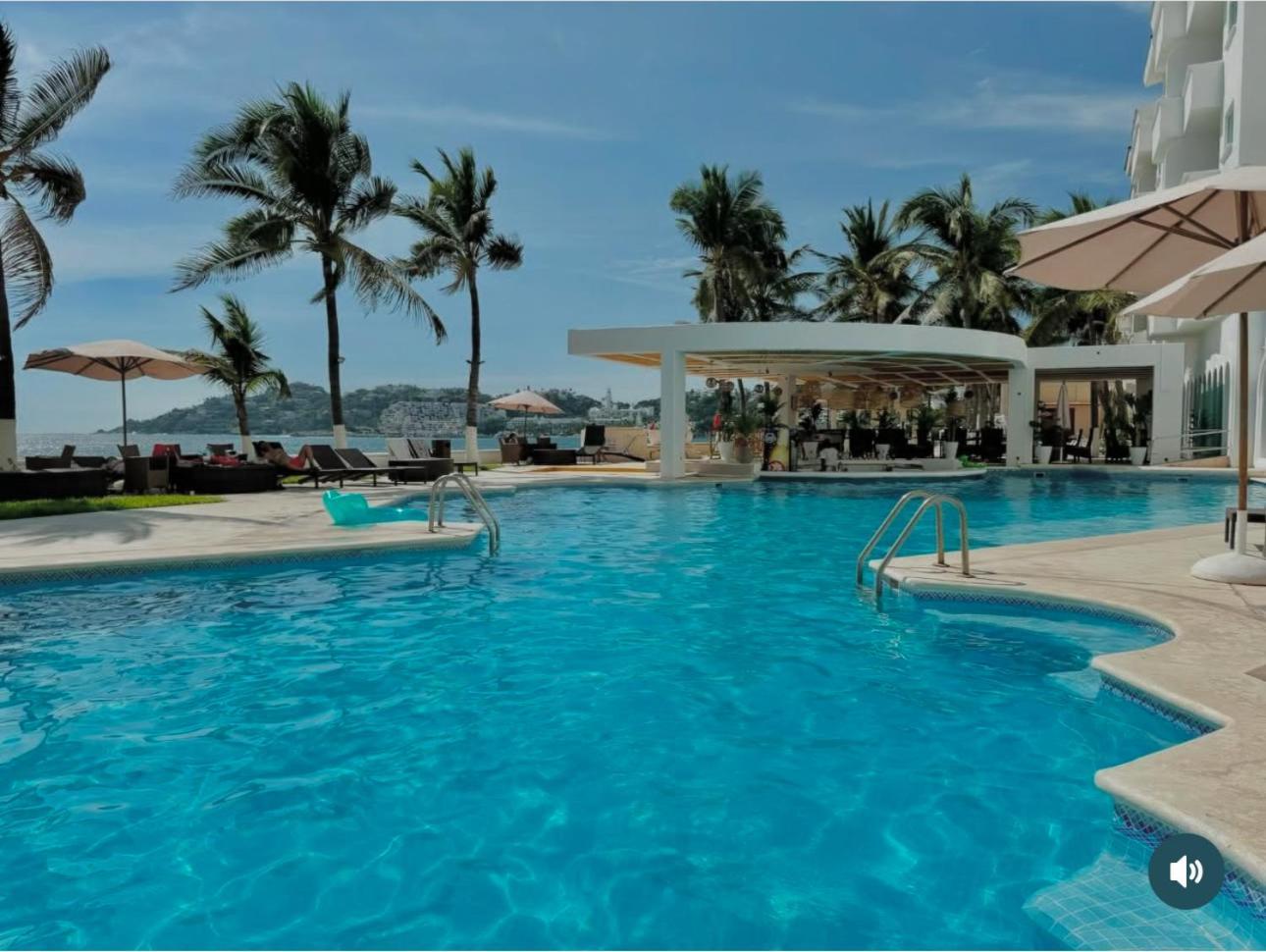 Beautiful Apartment Beach Front, Big Pool Manzanillo Exterior photo